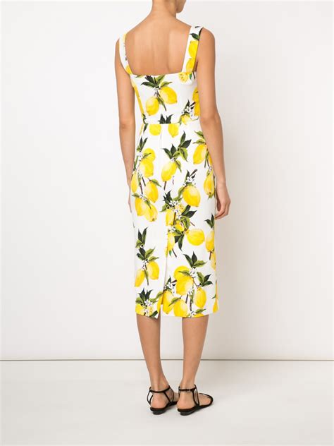 dolce and gabbana lemon print